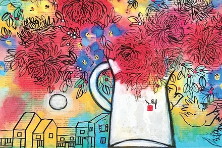 Minh họa trang thơ: Đặng Dương Bằng