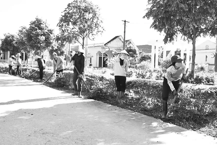 Xã Cẩm Hải, thành phố Cẩm Phả (Quảng Ninh) xây dựng nông thôn mới gắn với bảo vệ môi trường.