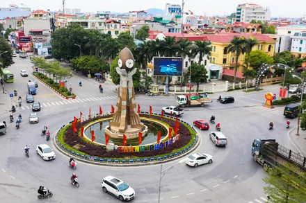 Một góc thành phố Từ Sơn, tỉnh Bắc Ninh.