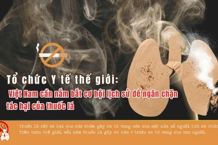 Tổ chức Y tế thế giới: Việt Nam cần nắm bắt cơ hội lịch sử để ngăn chặn tác hại của thuốc lá