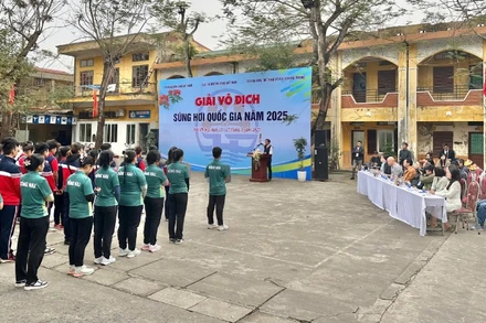 Lễ khai mạc Giải vô địch súng hơi Quốc gia năm 2025.