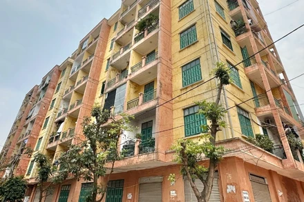 Khu chung cư 7 tầng Vĩnh Niệm.