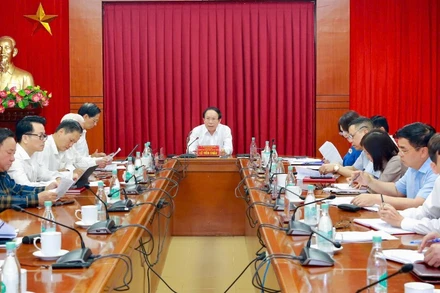 Ban Chỉ đạo phòng, chống tham nhũng, lãng phí, tiêu cực thành phố Hải Phòng tiến hành Phiên họp thứ 10 .