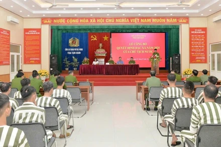 54 phạm nhân ở Hải Phòng đủ điều kiện đặc xá theo quy định của Luật Đặc xá.