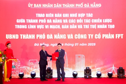 Tập đoàn FPT trở thành đối tác chiến lược với TP Đà Nẵng trong lĩnh vực vi mạch bán dẫn và trí tuệ nhân tạo.