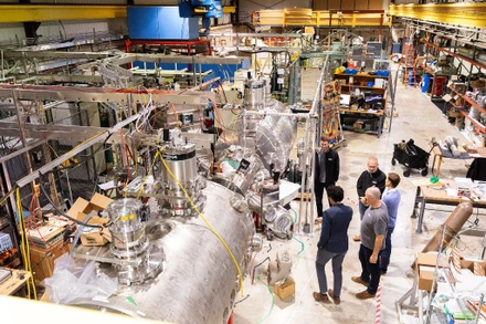 Cơ sở vật chất của một công ty thuộc Chương trình Compute for Climate Fellowship 2023..