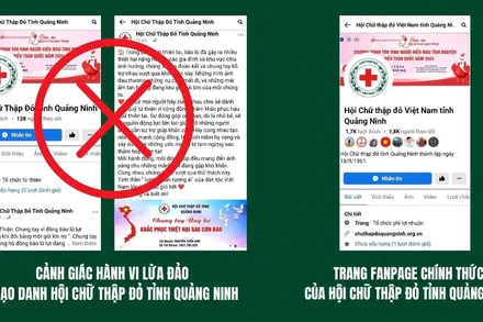 Mạo danh Hội Chữ thập đỏ Quảng Ninh lừa đảo kêu gọi quyên góp ủng hộ người dân vùng bão