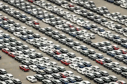 Đây là những chiếc xe điện VF 8 bản tiêu chuẩn dành cho thị trường Mỹ và Canada.