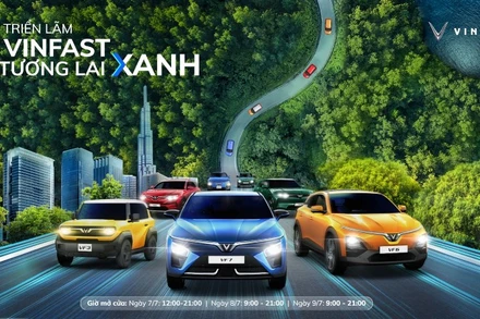 3 mẫu ô tô VF 3, VF 6, VF 7 sẽ ra mắt tại Triển lãm “VinFast - Vì tương lai xanh”.