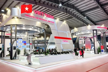 Gian hàng của Viettel tại Vietnam Defence 2022.