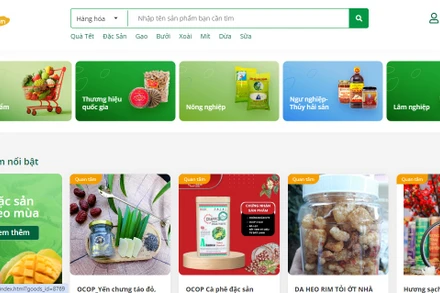 Nhiều sản phẩm nông, lâm, thủy sản và OCOP đã được đưa lên sàn thương mại điện tử Buudien.vn.