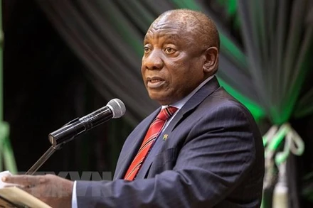 Tổng thống Nam Phi Cyril Ramaphosa. (Ảnh: AFP/TTXVN)