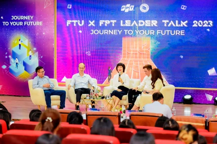 Tập đoàn FPT tổ chức chương trình Leader Talk - Journey To Your Future dành cho sinh viên tại Đại học Ngoại thương Hà Nội (FTU).