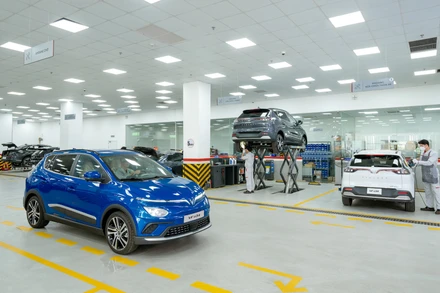 Cập nhật phần mềm cho xe VF e34 giúp tăng khả năng di chuyển