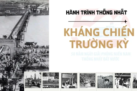 Tượng đài Chiến thắng tại Khu di tích Ngã ba Đồng Lộc, huyện Can Lộc, tỉnh Hà Tĩnh. (Ảnh PHẠM MẠNH)