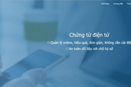 Giao diện đăng nhập Nền tảng Chứng từ khấu trừ thu nhập cá nhân điện tử - Bkav eChungtu.