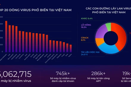 Tổng kết tình hình virus tại Việt Nam năm 2023.