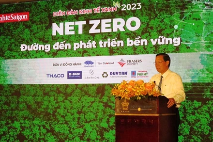 Chủ tịch Ủy ban nhân dân Thành phố Hồ Chí Minh Phan Văn Mãi phát biểu tại Diễn đàn 