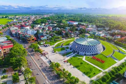 Một góc thành phố Điện Biên Phủ khang trang, rực rỡ hôm nay. (Ảnh: Sở Văn hóa, Thể thao và Du lịch tỉnh Điện Biên)
