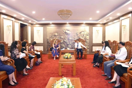 Ban Tuyên giáo và Dân vận Trung ương tổ chức buổi làm việc với Quỹ Nhi đồng Liên hợp quốc tại Việt Nam.