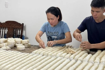 Nông dân huyện Văn Quan, Lạng Sơn sản xuất nông sản sạch (Ảnh: HNV)