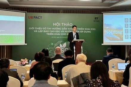 Hội thảo thu hút đông đảo đại diện doanh nghiệp tham dự (Ảnh: HNV).