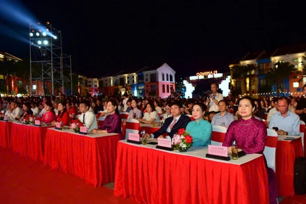 Đại biểu dự lễ khai mạc Năm du lịch Tuyên Quang 2025.