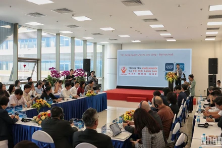 Diễn đàn có sự tham dự của lãnh đạo các trường đại học, cao đẳng trên toàn quốc. (Ảnh: HÀ NAM)