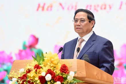 Thủ tướng Phạm Minh Chính chủ trì buổi gặp mặt.