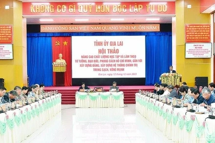 Gia Lai: Hội thảo nâng cao chất lượng học tập và làm theo tư tưởng, đạo đức, phong cách Hồ Chí Minh