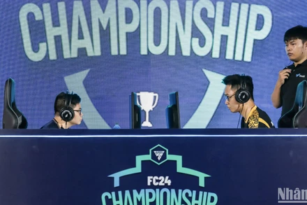 [Ảnh] Những khoảnh khắc đáng nhớ trong Vòng chung kết Giải bóng đá điện tử 2023