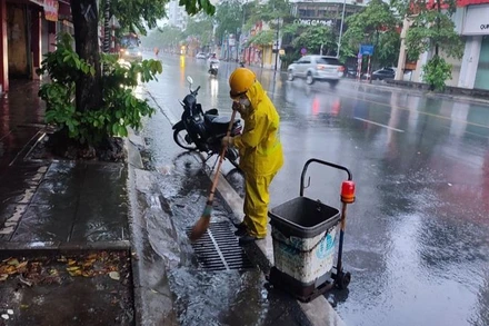 Các điểm thoát nước thường xuyên được kiểm tra và vệ sinh.