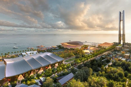 Khu tổ hợp đa chức năng dự kiến có sức chứa khoảng 15.000 người. 