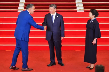 Thủ tướng Thái Lan dự Diễn đàn cấp cao hợp tác quốc tế Vành đai và Con đường lần thứ 3. (Ảnh: Bưu điện Bangkok)