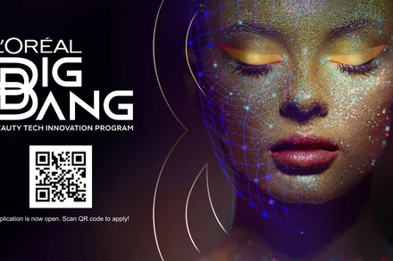 Biểu trưng cuộc thi công nghệ làm đẹp của Tập đoàn L’Oréal.