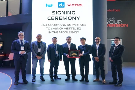 Viettel ký kết hợp tác triển khai, thử nghiệm và thương mại hóa các giải pháp 5G tại khu vực Trung Đông.