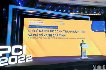 Lễ công bố báo cáo Chỉ số Năng lực cạnh tranh cấp tỉnh (PCI) 2022