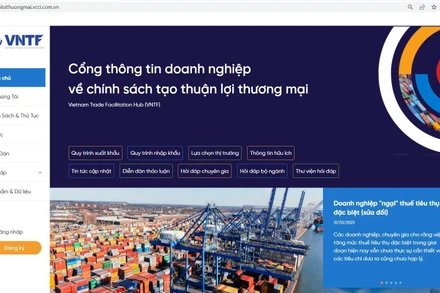 Cổng thông tin doanh nghiệp về chính sách tạo thuận lợi thương mại (VNTF) đã chính thức đi vào hoạt động từ ngày 31/3.