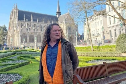 Nhà báo Alain Thomas. (Ảnh: Hương Giang/TTXVN)