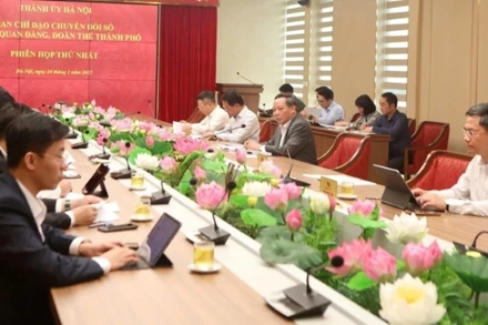 Quang cảnh hội nghị sáng 24/3.