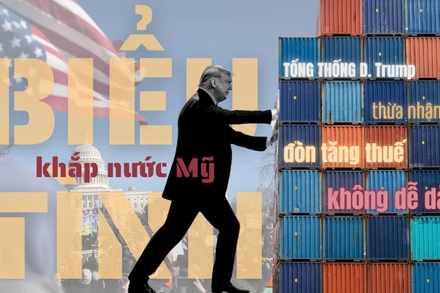 [Video] Biểu tình khắp nước Mỹ, tổng thống D. Trump thừa nhận đòn tăng thuế không dễ dàng
