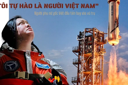 [Video] Người phụ nữ gốc Việt đầu tiên bay vào vũ trụ: Tôi tự hào là người Việt Nam 