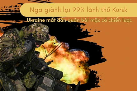 [Video] Nga giành lại 99% lãnh thổ Kursk, Ukraine mất dần quân bài mặc cả chiến lược