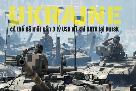 [Video] Ukraine có thể đã mất gần 3 tỷ USD vũ khí NATO tại Kursk 