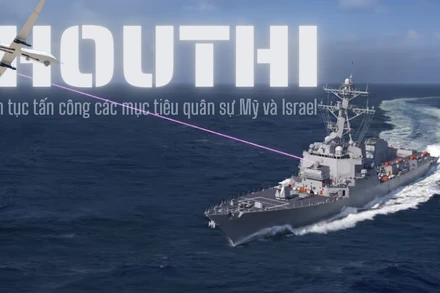 [Video] Houthi liên tục tấn công các mục tiêu quân sự Mỹ và Israel 