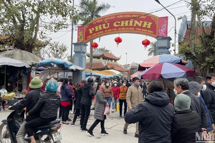 Xã Kim Thái, huyện Vụ Bản (Nam Định), nơi có quần thể di tích Phủ Dầy, vừa được công nhận đạt chuẩn nông thôn mới kiểu mẫu về lĩnh vực văn hóa.