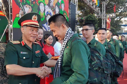 Năm nay, quận 10 là nơi diễn ra Lễ giao nhận quân điểm của thành phố.