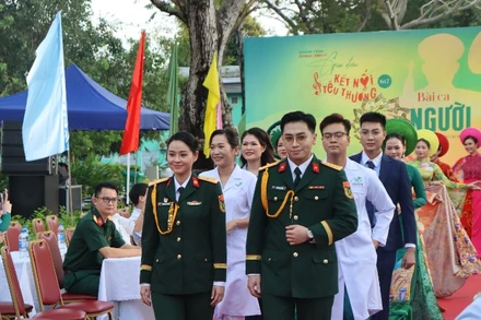 Chương trình “Giai điệu kết nối yêu thương” với chủ đề “Bài ca người lính”.