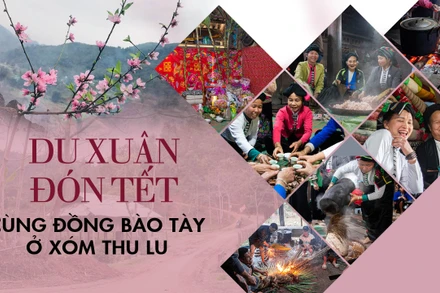 Du xuân đón Tết cùng đồng bào Tày ở xóm Thu Lu