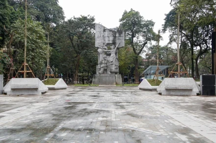 Vườn hoa Hàng Đậu sau cải tạo. Ảnh: vtv.vn